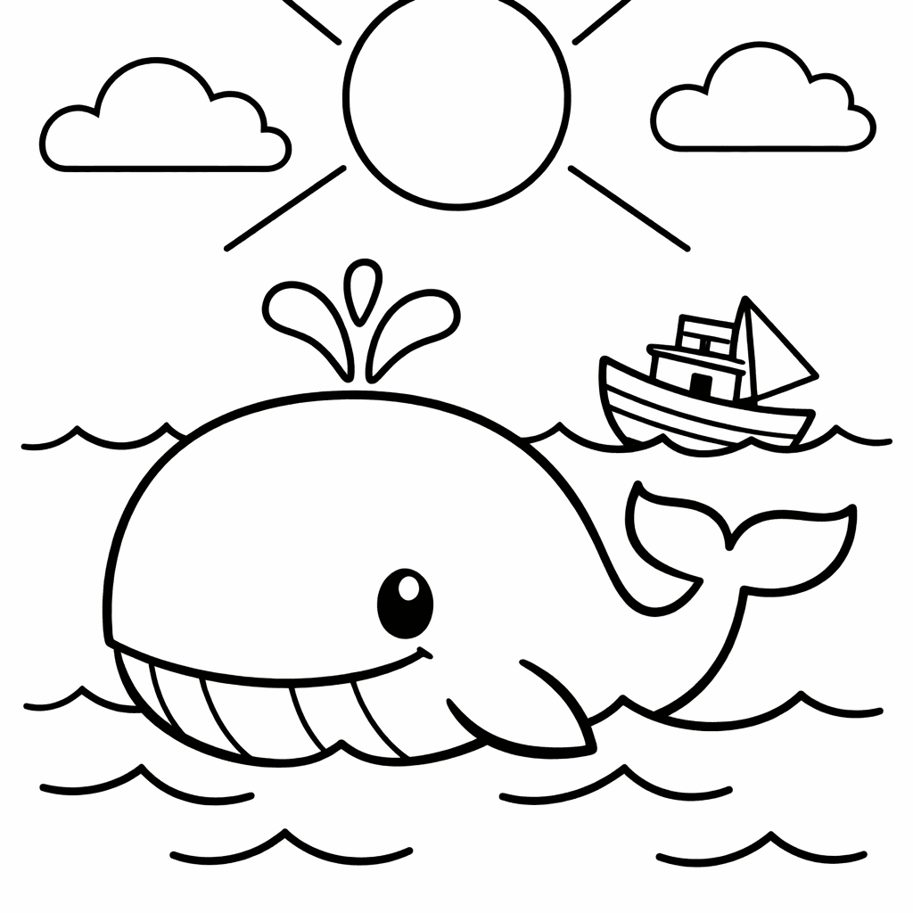 Free printable coloring page: Object Only: Two Or Three Jonah And The…, for ages 3-6