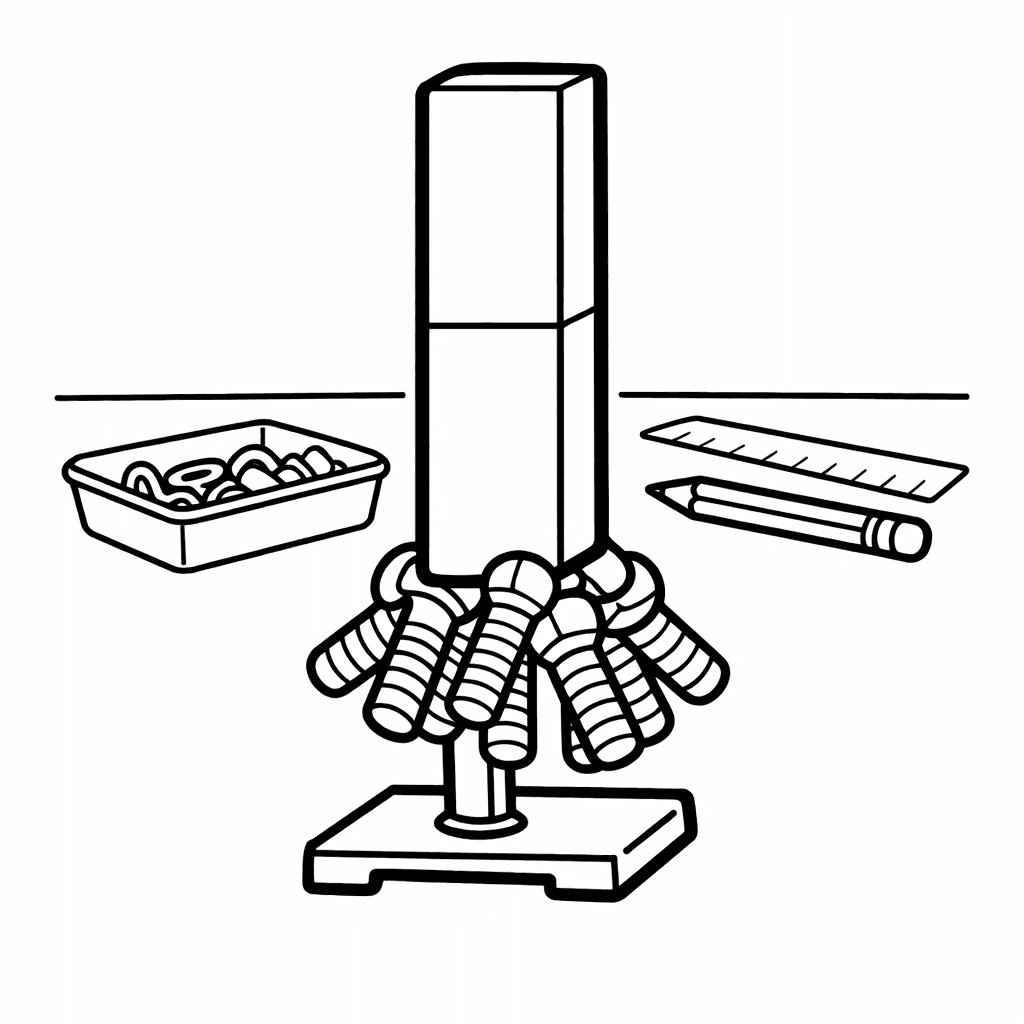 Free printable coloring page: Magnet And Metal, for ages 3-6