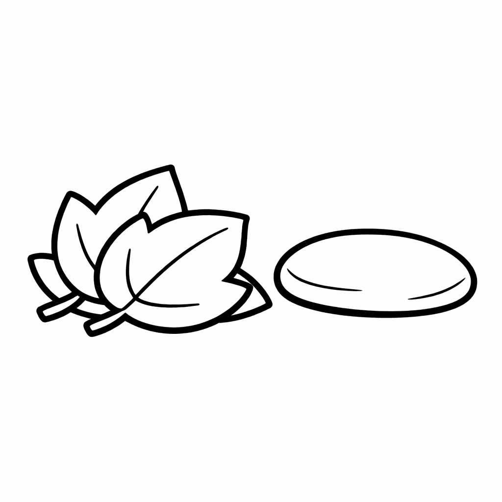 Free printable coloring page: Fall Leaves, for ages 3-6