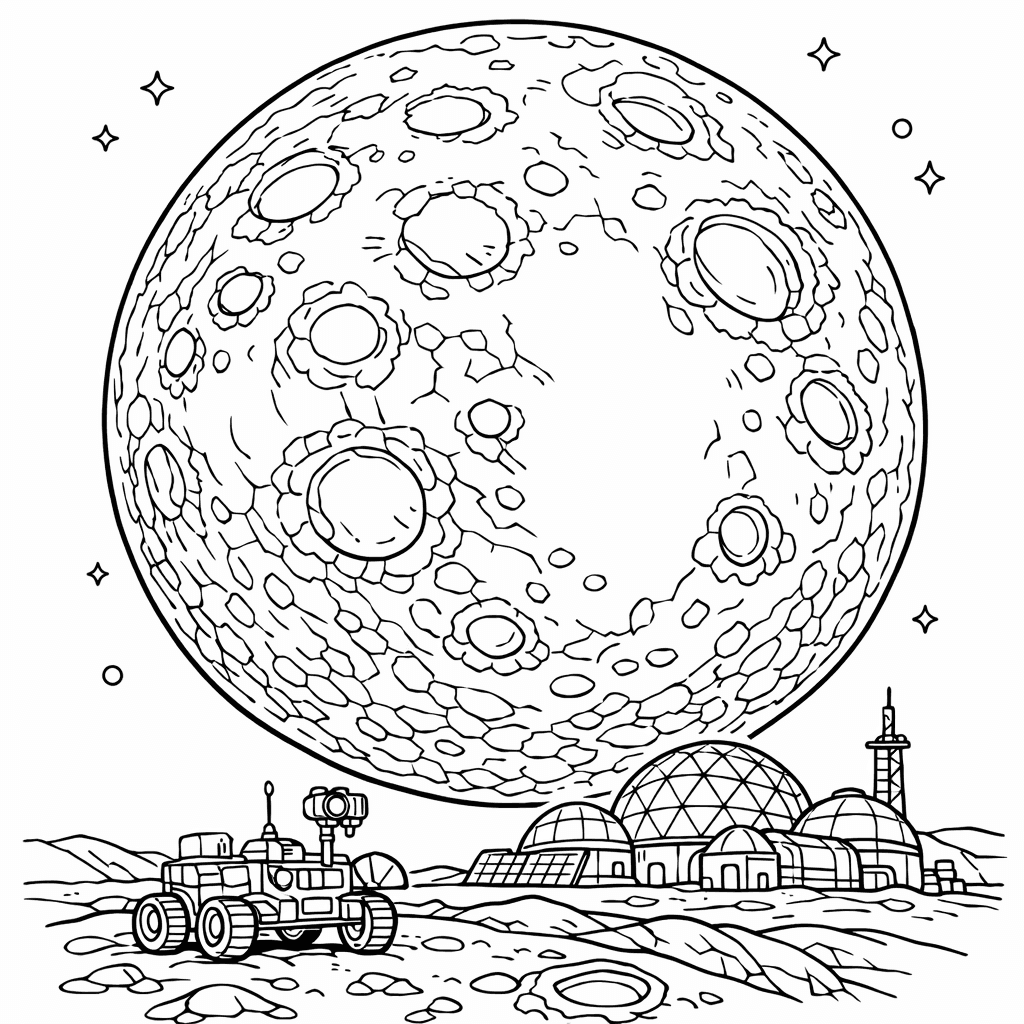 Free printable coloring page: A Serene Scene Features A Silhouetted Child Sitting…, for ages 7-12