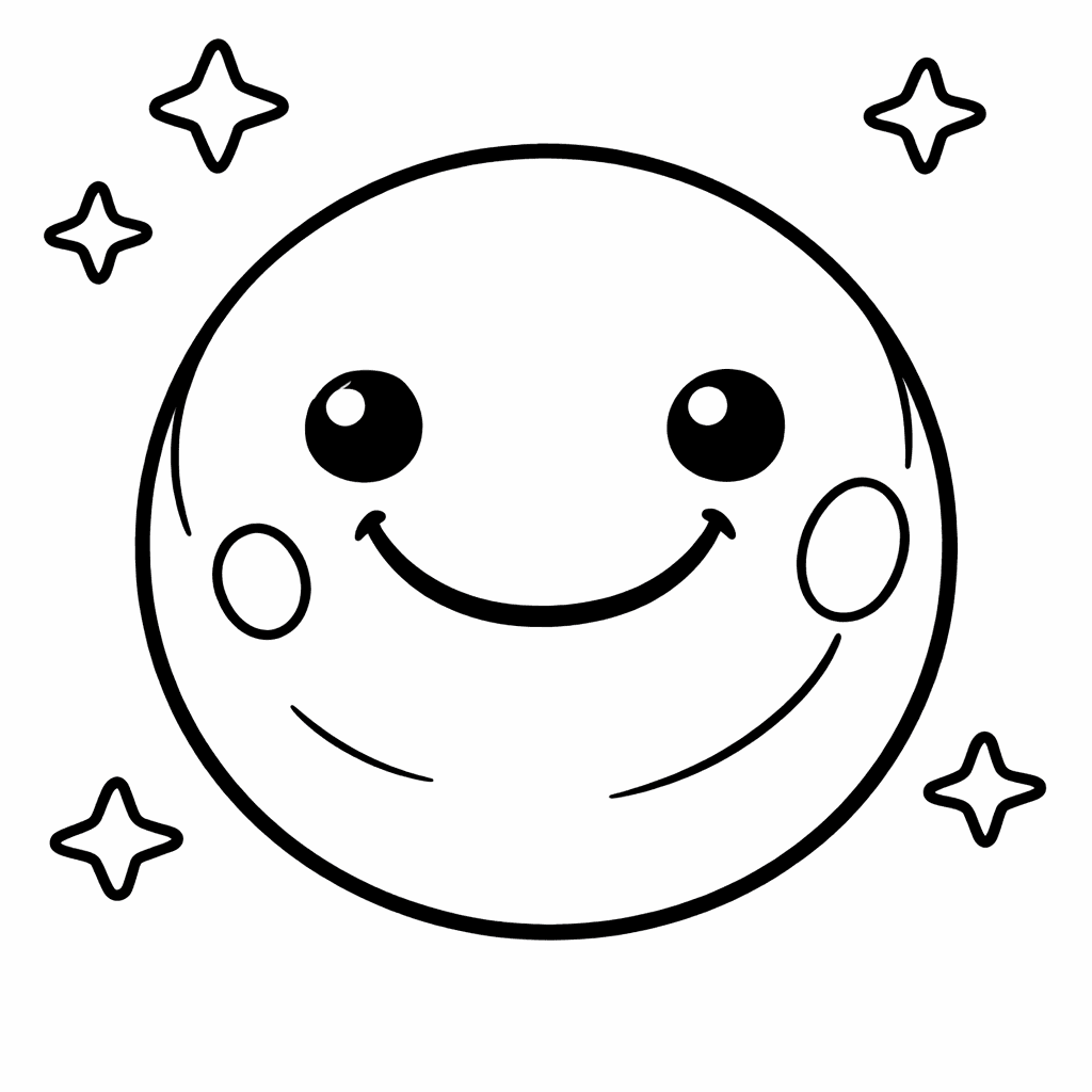 Free printable coloring page: A Wide Shot Of A Majestic Planet With…, for ages 3-6