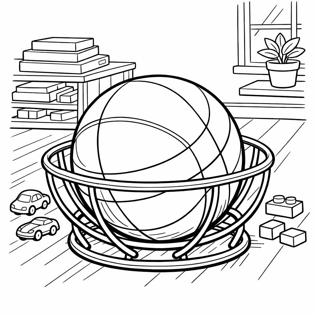 Free printable coloring page: Object Only: Two Or Three Balls Side By…, for ages 7-12