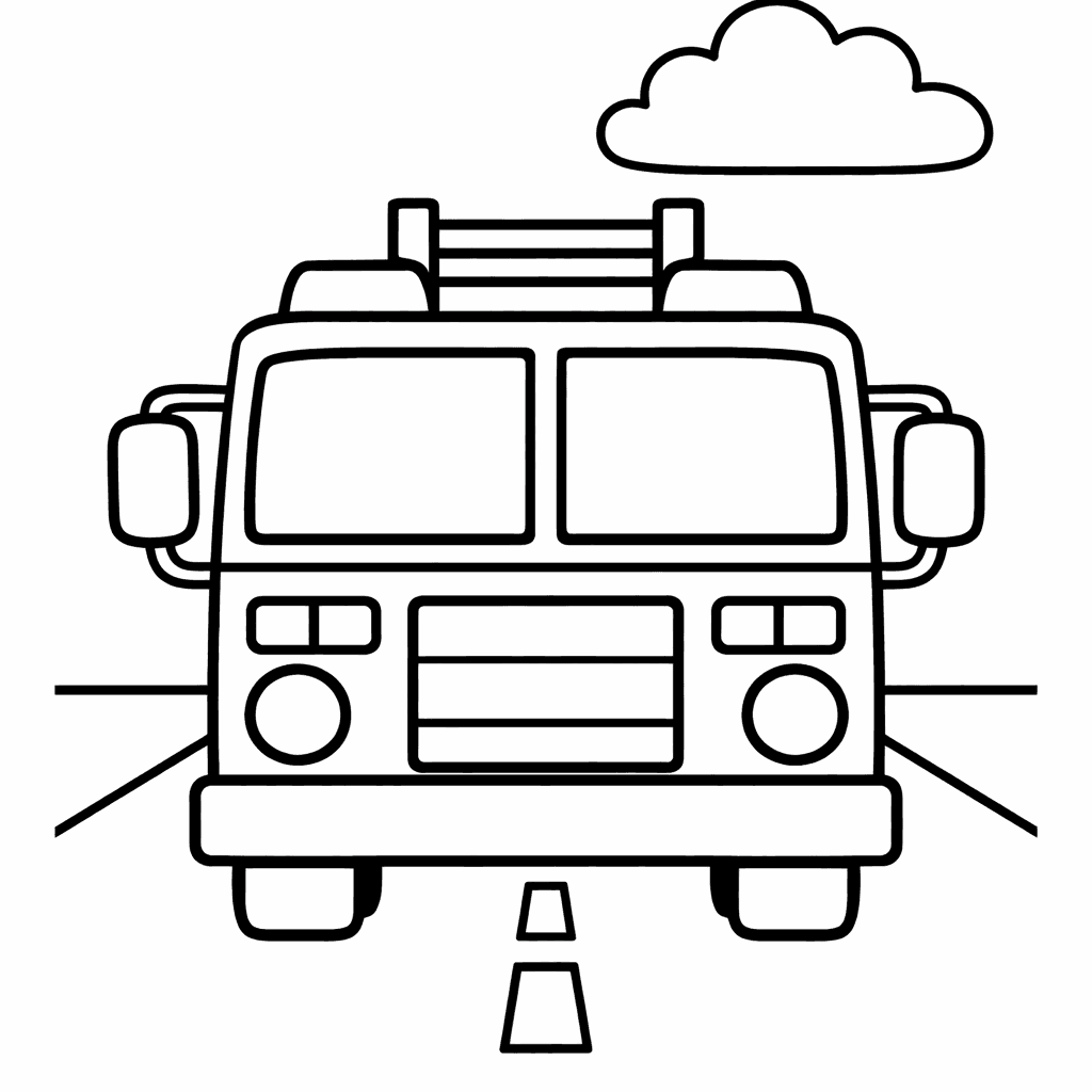 Free printable coloring page: On A Sunny Day At A Park, A…, for ages 3-6