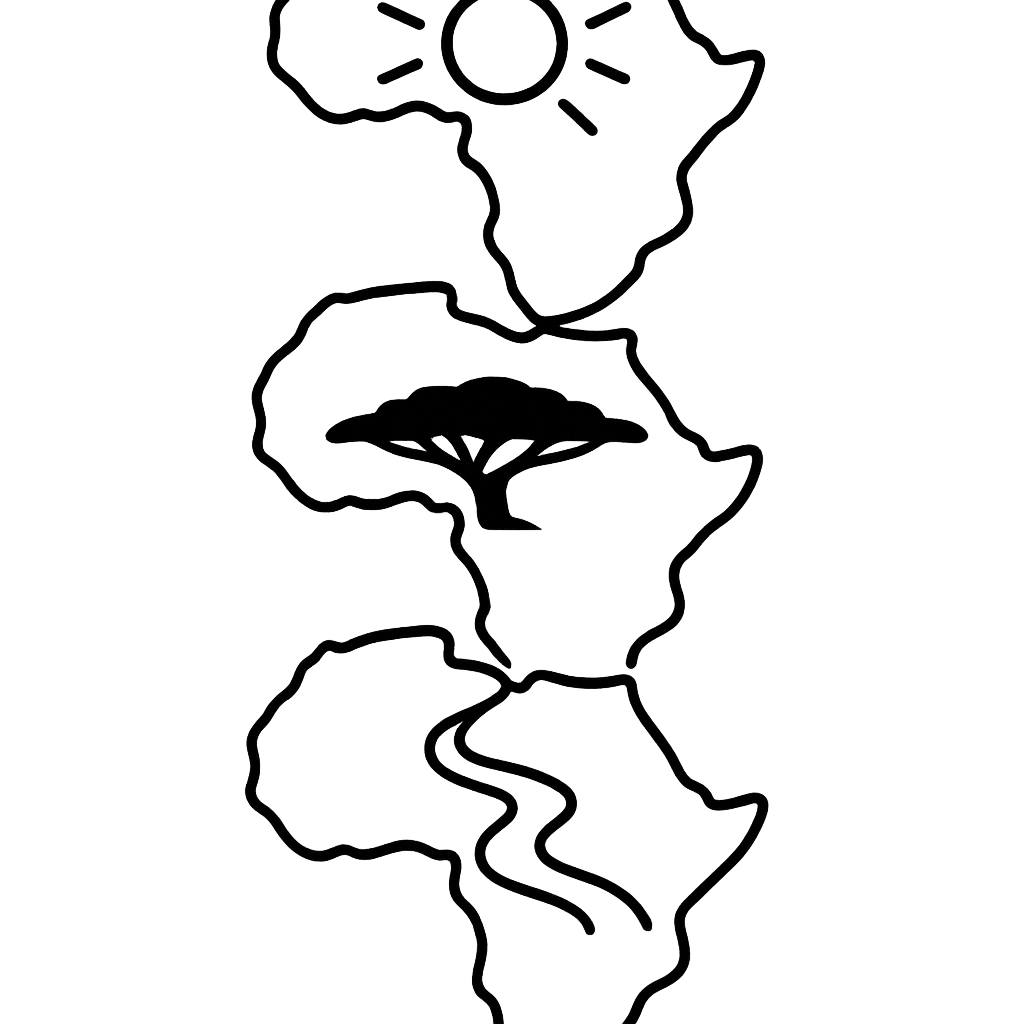 Africa Coloring Page — Africa Map