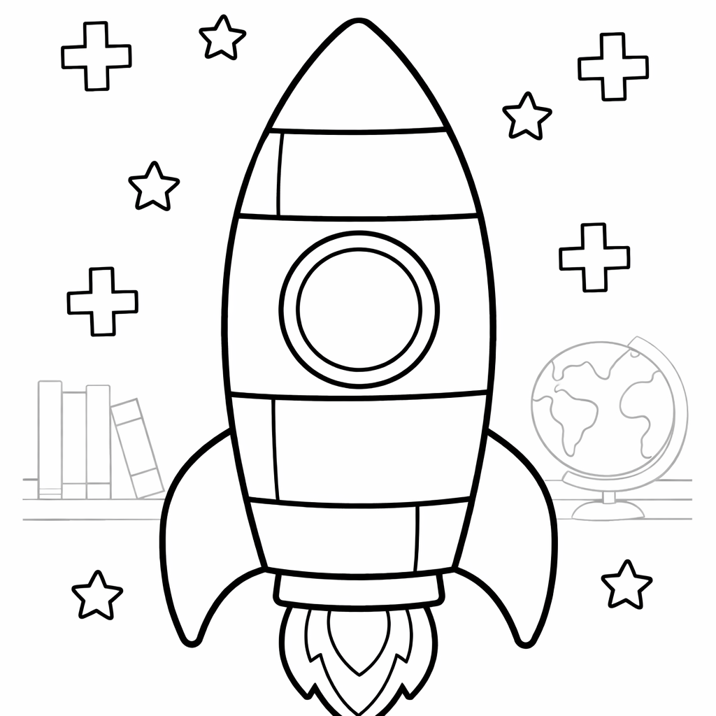 Addition Coloring Page — Balloon With Number Sections