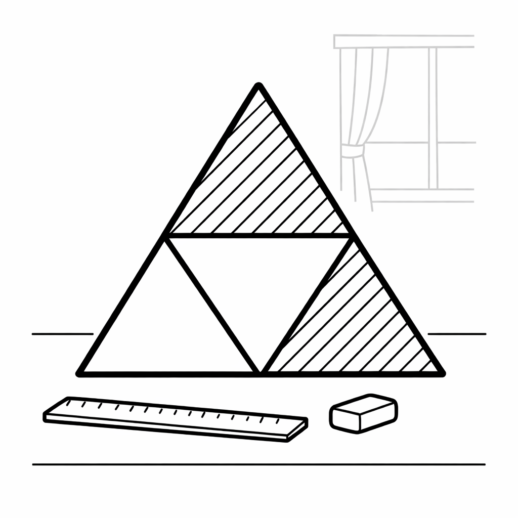 Fractions Coloring Page — Circle Divided Into Parts