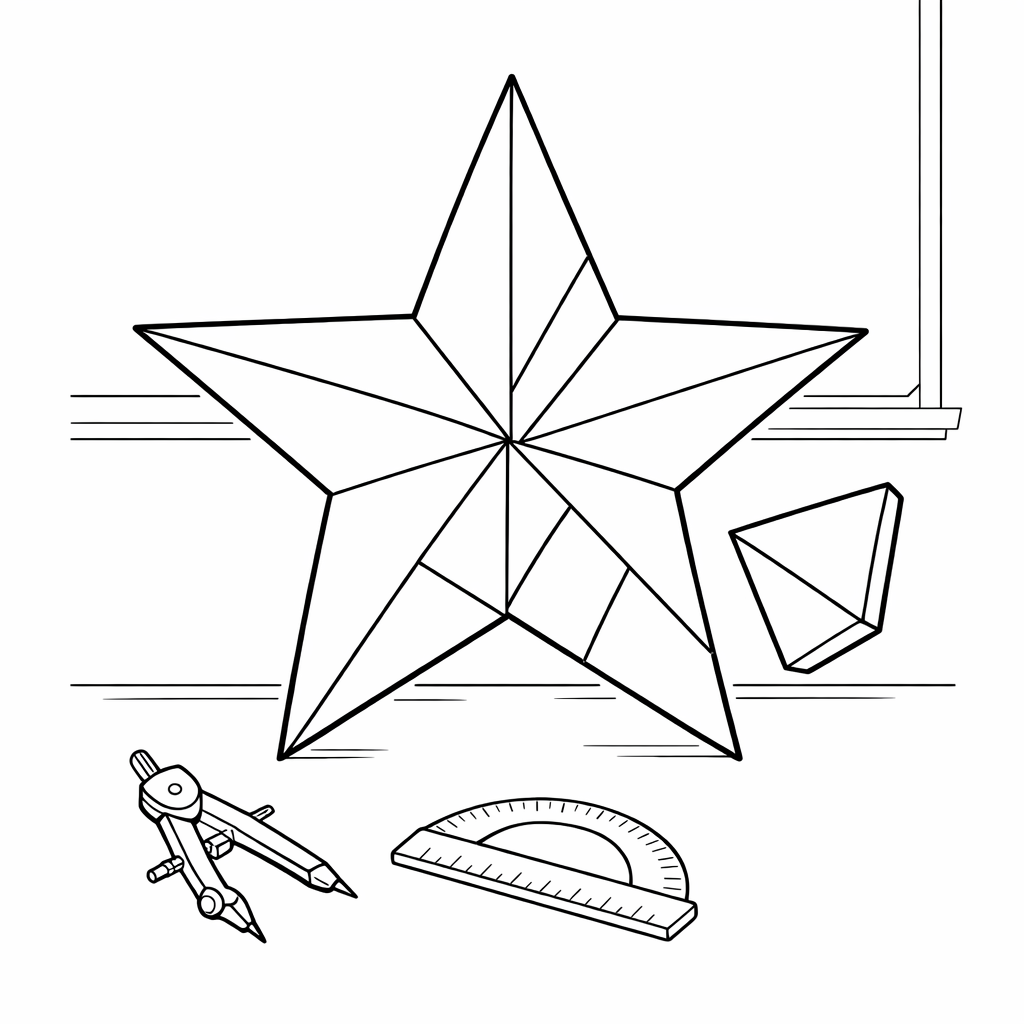 Subtraction Coloring Page — Castle With Number Sections