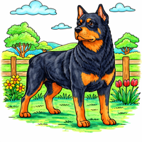 Rottweiler Coloring Pages | Free Printables